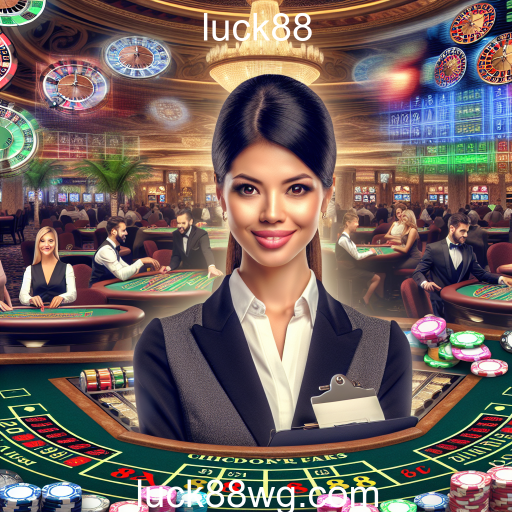A Emoção do Cassino ao Vivo no Luck88